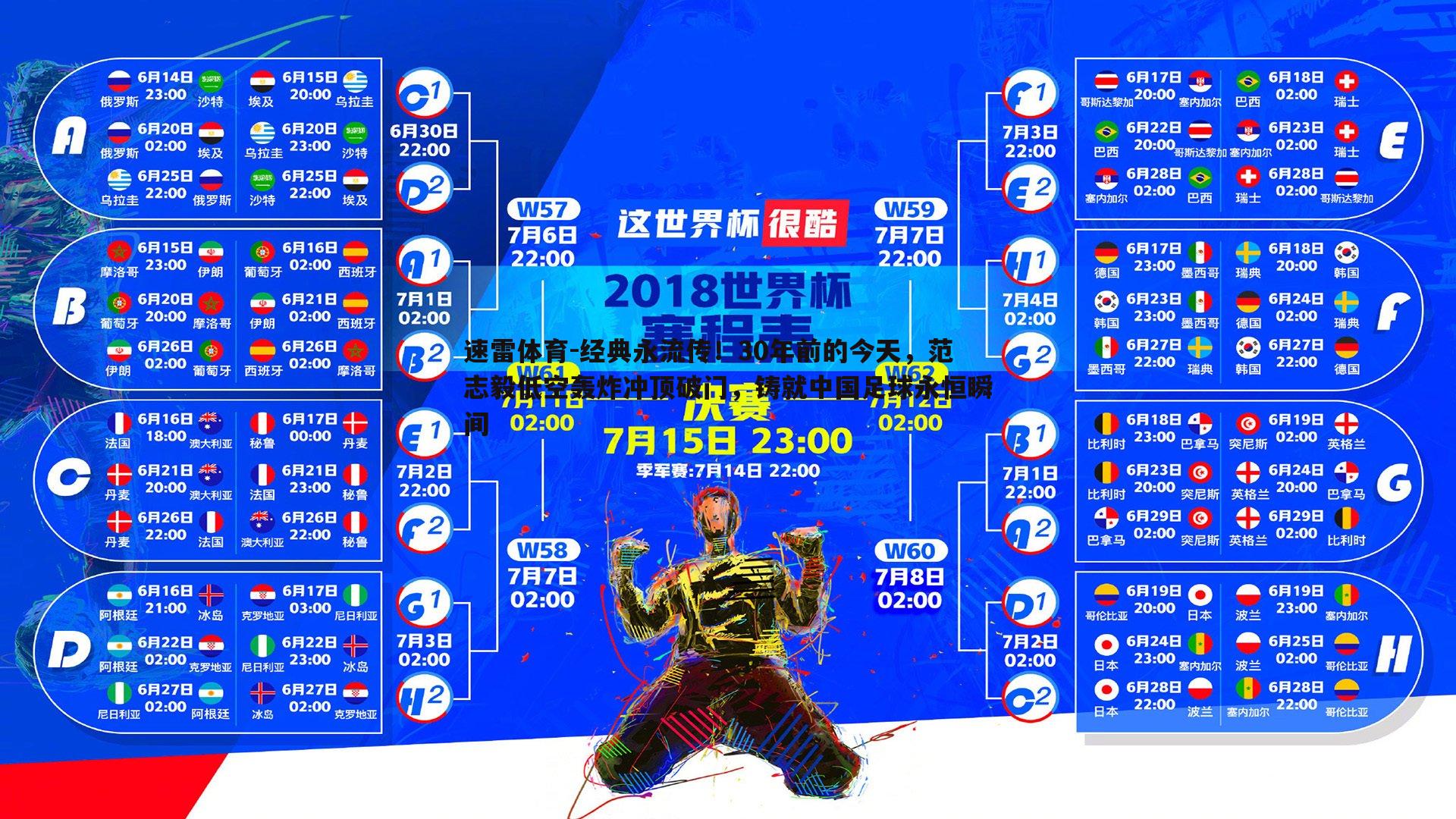 速雷体育-经典永流传！30年前的今天，范志毅低空轰炸冲顶破门，铸就中国足球永恒瞬间
